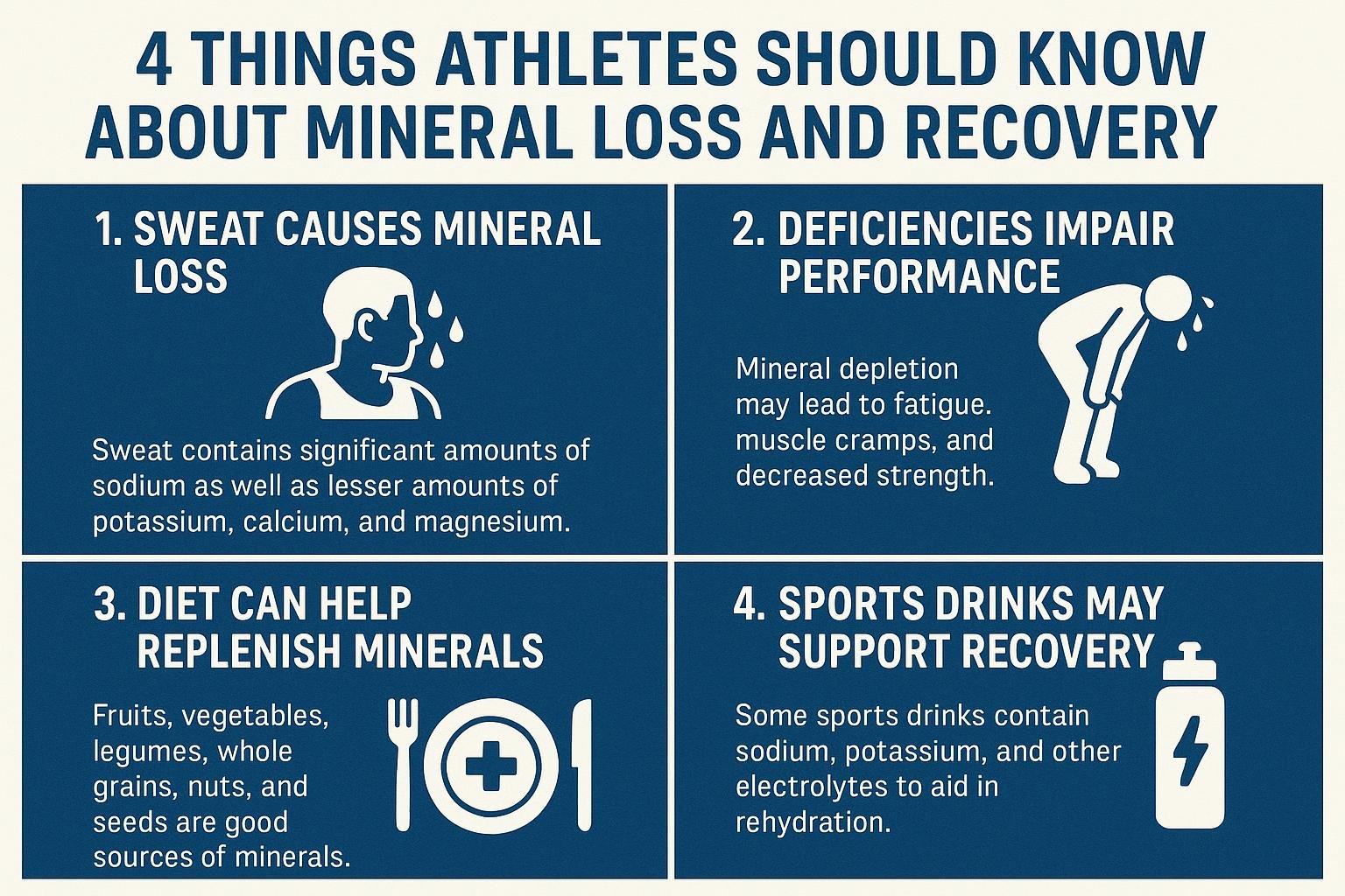 4 Things Athletes Should Know About Mineral Loss and Recovery Athlete Tired After Run