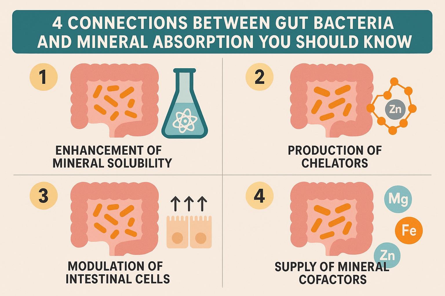4 Connections Between Gut Bacteria and Mineral Absorption You Should Know Nutrition and Gut Health
