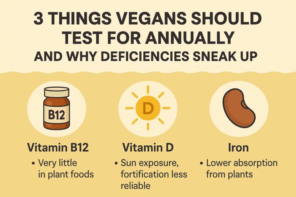 3 Things Vegans Should Test for Annually and Why Deficiencies Sneak Up oynvypksyx