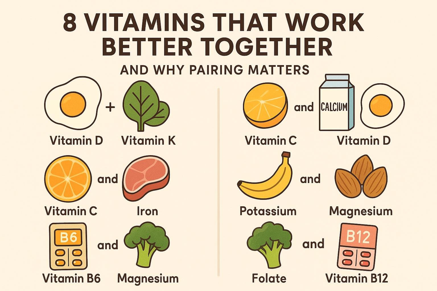8 Vitamins That Work Better Together and Why Pairing Matters Hdklsvqzdt