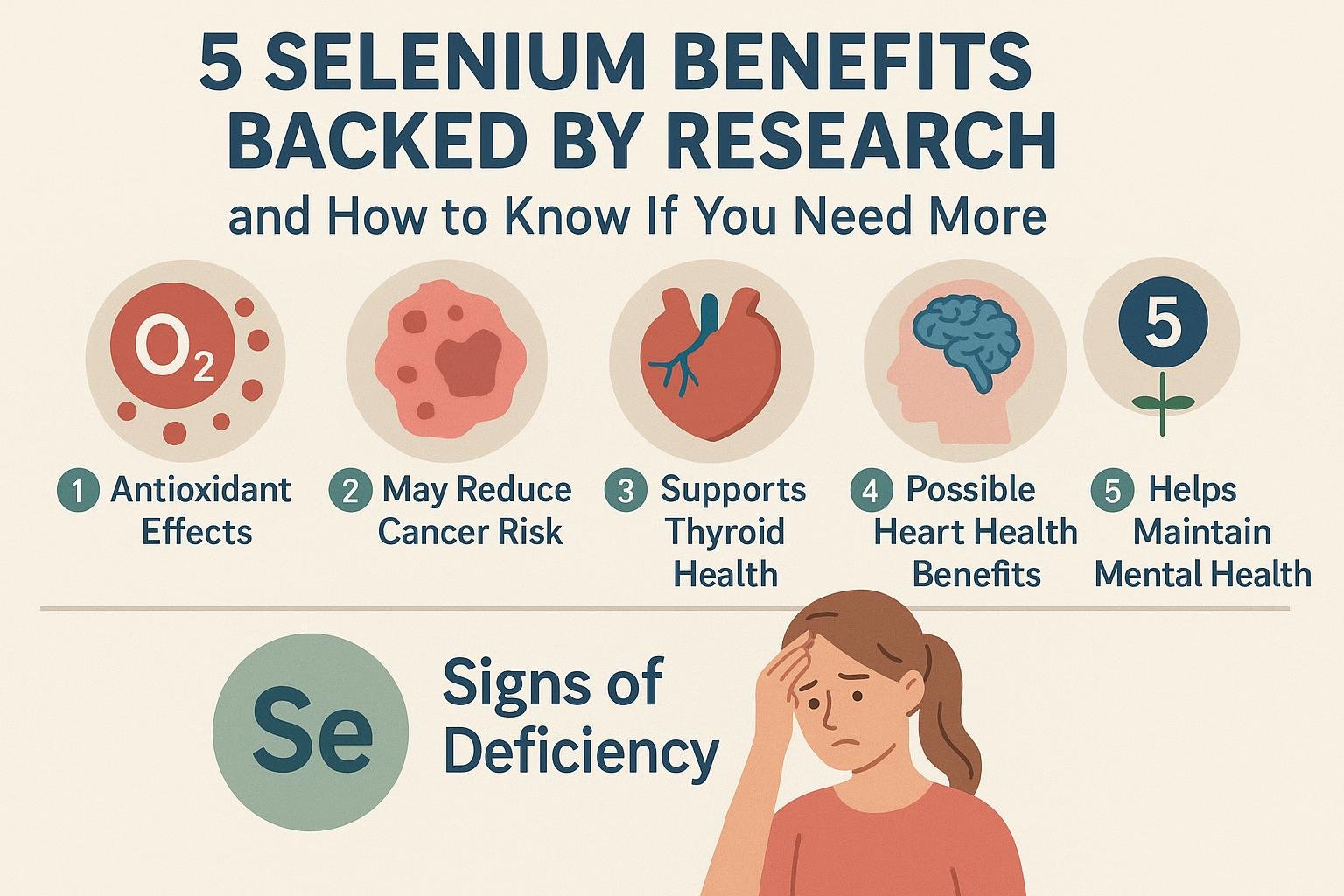 5 Selenium Benefits Backed by Research and How to Know If You Need More Tcmgnucdit