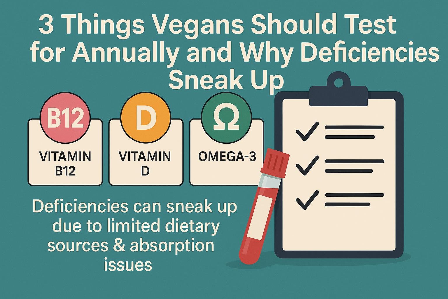 3 Things Vegans Should Test for Annually and Why Deficiencies Sneak Up Curepqfstb