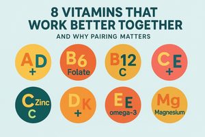 8 Vitamins That Work Better Together and Why Pairing Matters